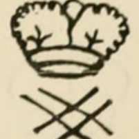 The Crown above crossed batons mark as engraved in Chaffers 1891, page 753