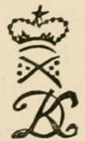 The Crown, crossed batons and DK mark as engraved in Chaffers 1891, page 753