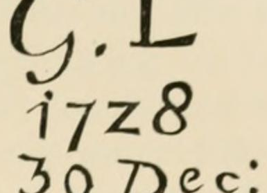 The G.L, 1728, 30 Dec: mark of Dresden, as engraved in Chaffers 1891