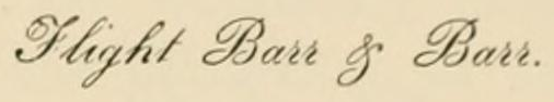 The Flight Barr & Barr mark as engraved in Chaffers 1891, page 723